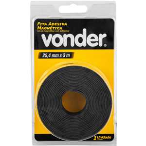 Fita adesiva magnética, 25,4 mm x 3 m, VONDER