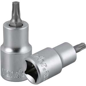 Soquete hexalobular macho T-30, encaixe 1/2", VONDER