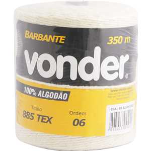 Barbante de algodão 4 x 6, VONDER