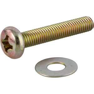 Parafuso com arruela para suporte de TV, M8 x 45 mm, VONDER