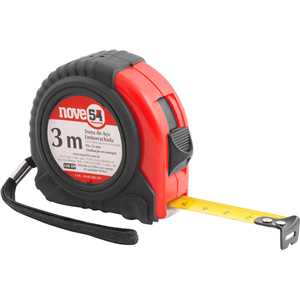 Trena de aço emborrachada 3 m x 16 mm NOVE54