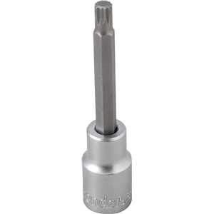 Soquete multidentado, longo, com encaixe de 1/2", M8, VONDER