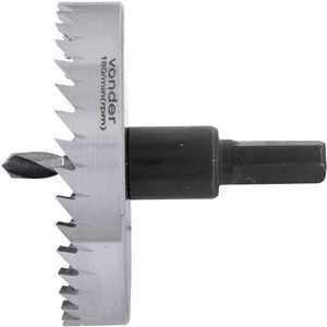 Serra copo de aço rápido, 75 mm, para inox, VONDER