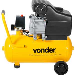Motocompressor de ar, 8,0 pcm, 21,6 litros, 220 V~, MCV 216 VONDER