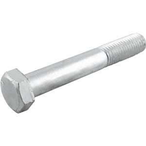 Parafuso sextavado zincado 3/4" x 5", UNC, rosca parcial, VONDER