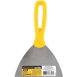 Espátula de aço inox, 12 cm, com cabo plástico, VONDER