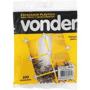 Espaçador plástico, 1,0 mm, VONDER