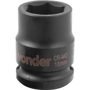 Soquete sextavado de impacto, encaixe de 1/2" x 18,0 mm, VONDER