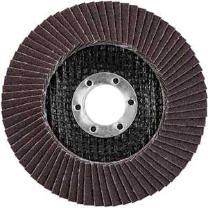 Flap-disc, disco de desbaste/acabamento, 4.1/2" - 115 mm, cônico, grão 120, NOVE54