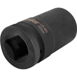 Soquete sextavado longo de impacto, 32 mm, encaixe de 1", VONDER