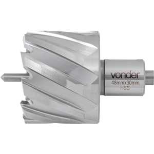 Broca anular, encaixe Weldon, 48 mm x 30 mm VONDER