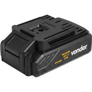 Parafusadeira/furadeira a bateria, 12 V, fonte de carregamento bivolt automática, PFV 112QR VONDER