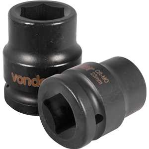 Soquete sextavado de impacto, encaixe de 3/4" x 23,0 mm, VONDER