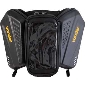 Bolsa dupla com porta-celular para bicicleta, VONDER