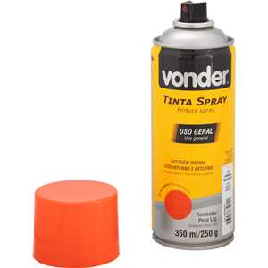 Tinta em spray laranja, 350 ml/250 g, VONDER
