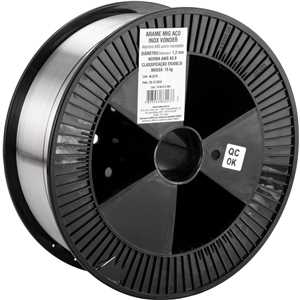 Arame MIG aço inox ER308LSi, 1,2 mm, carretel com 15 kg, VONDER