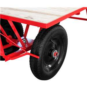 Carrinho plataforma de compensado, 300 kgf, desmontado, NOVE54