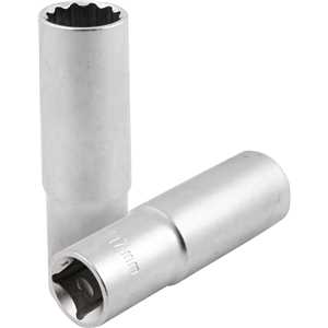 Soquete estriado longo, com encaixe de 1/2", 17 mm, VONDER