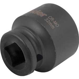 Soquete sextavado de impacto, encaixe de 1/2" x 32,0 mm, VONDER
