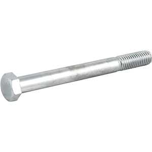 Parafuso sextavado zincado 1/2" x 5", UNC, rosca parcial, VONDER