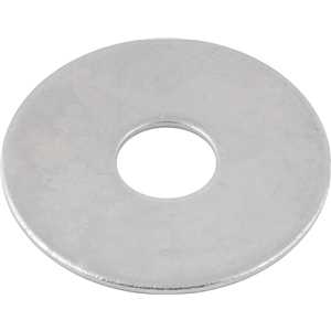 Arruela lisa de aba larga, 1/2", zincada, VONDER