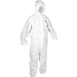 Macacão com capuz, branco, tamanho XG, AI 30 PPL, VONDER