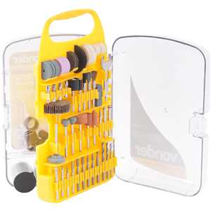 Jogo de acessórios para microrretífica, com 181 peças, ARV 181, VONDER
