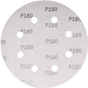 Disco de lixa com costado em pluma 180 mm, grão 180, para a lixadeira LPV 750, VONDER