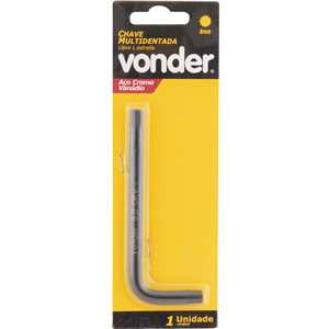 Chave multidentada 8 mm, VONDER