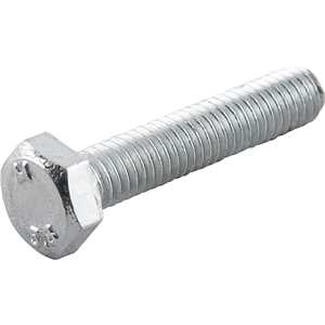 Parafuso sextavado zincado 6 mm x 30 mm, MA, rosca total, VONDER