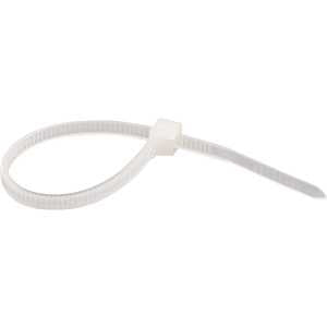 Abraçadeira de nylon, branca, 140 mm x 3,6 mm, com 100 peças, VONDER