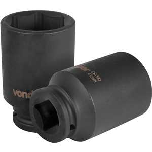Soquete sextavado longo de impacto, 41 mm, encaixe de 3/4", VONDER