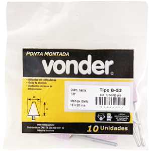 Ponta montada B-52 haste 1/8" VONDER
