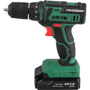Parafusadeira/furadeira a bateria, 20 V, fonte bivolt automática, PFD 020 DWT