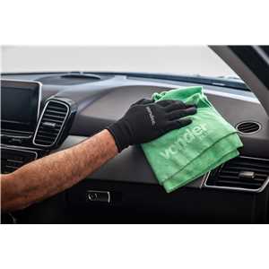 Toalha de microfibra, 40 cm x 60 cm, 400 g/m² (gsm), verde, VONDER PLUS