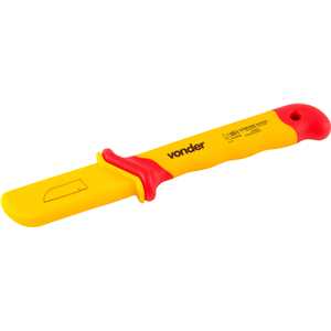Faca reta para desencapar cabos 7", isolada IEC60900, VONDER