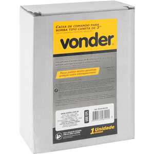 Caixa de comando para bomba tipo caneta de 3", 0,33 hp, 220 V~, VONDER
