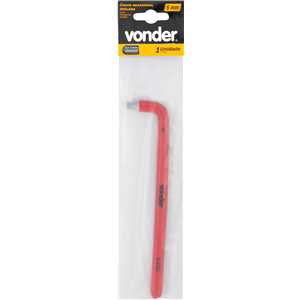 Chave hexagonal (allen) 6,0 mm, isolada, IEC60900 VONDER