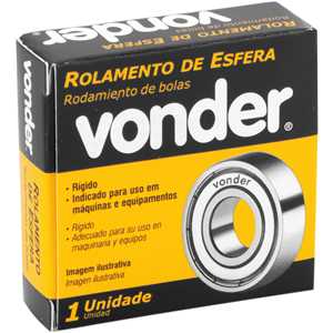 Rolamento rígido de esfera, 6002-ZZ, VONDER