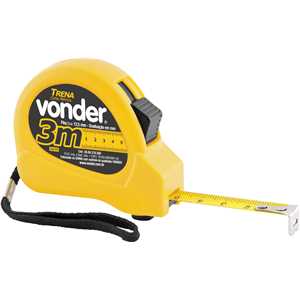 Trena curta de aço 3 m x 12,5 mm VONDER