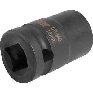 Soquete sextavado de impacto, encaixe de 1/2" x 16,0 mm, VONDER