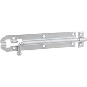 Fecho redondo 5", 127 mm, zincado, encartelado, VONDER
