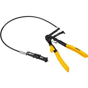 Alicate para abraçadeira elástica, haste flexível, VONDER