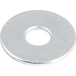 Arruela lisa 3/16", zincada, cartela com 20 peças, VONDER