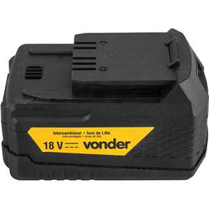 Bateria 18 V, íons de lítio, linha intercambiável, 4 Ah, IBV 1804 VONDER