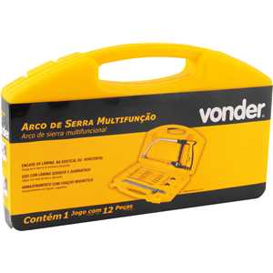 Arco de serra multifunção, jogo com 12 peças, VONDER
