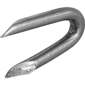 Grampo para cerca 1" x 9 BWG (19 x 11 (JP x LPP)), polido, VONDER