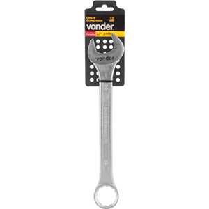 Chave combinada 32 mm, aço cromo vanádio, reta, VONDER