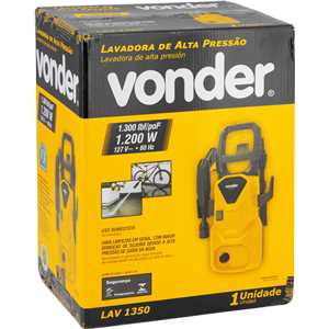 Lavadora de alta pressão LAV 1350, 1.300 lbf/pol², 1.200 W, 127 V~, VONDER