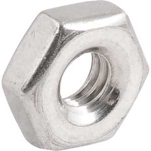 Porca sextavada inox, 5/32" BSW, VONDER